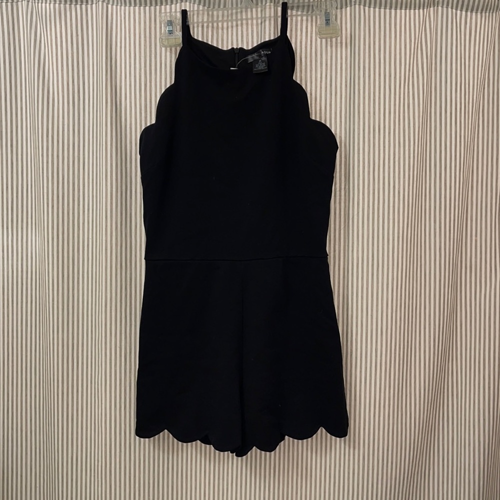 Aqua Black romper